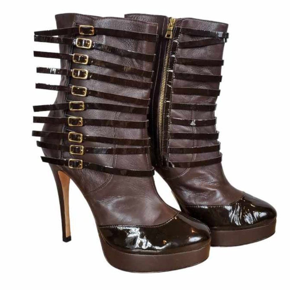 AUTHENTIC HandCrafted MaxMartin American Luxury Boots - Chocolate NWOT - Picture 14 of 16
